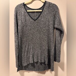Karl Lagerfeld Charcoal V-Neck Sweater